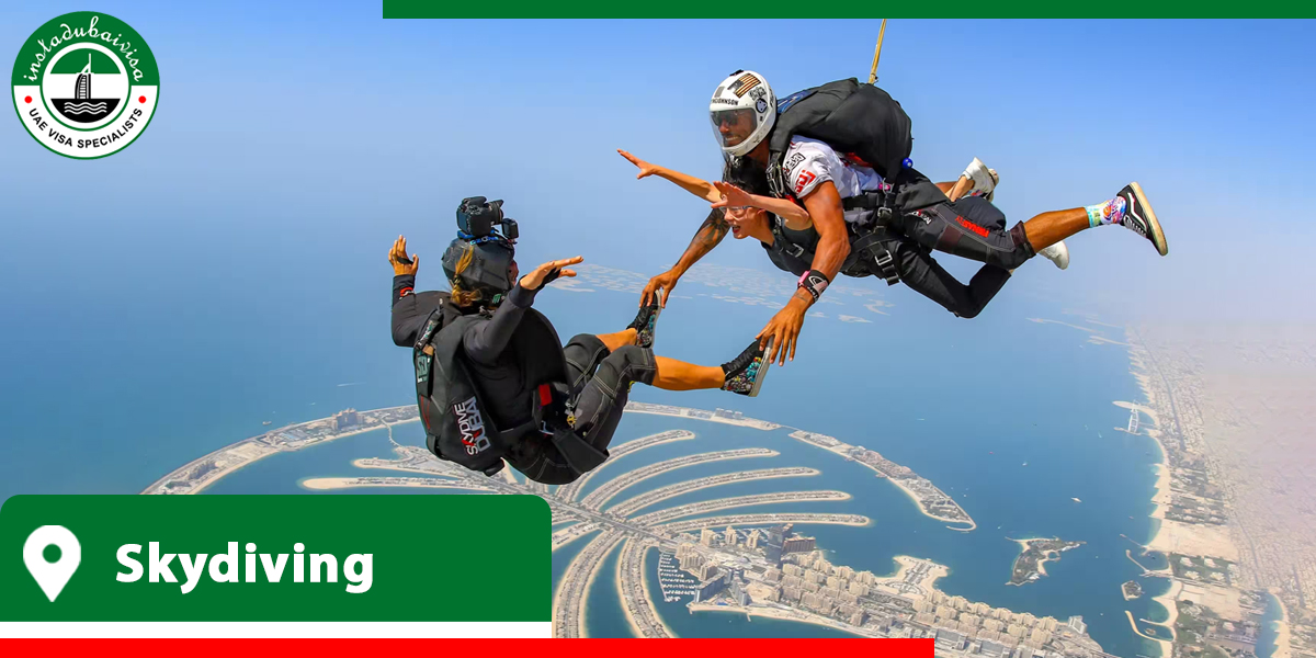 skydiving in dubai from instadubaivisa