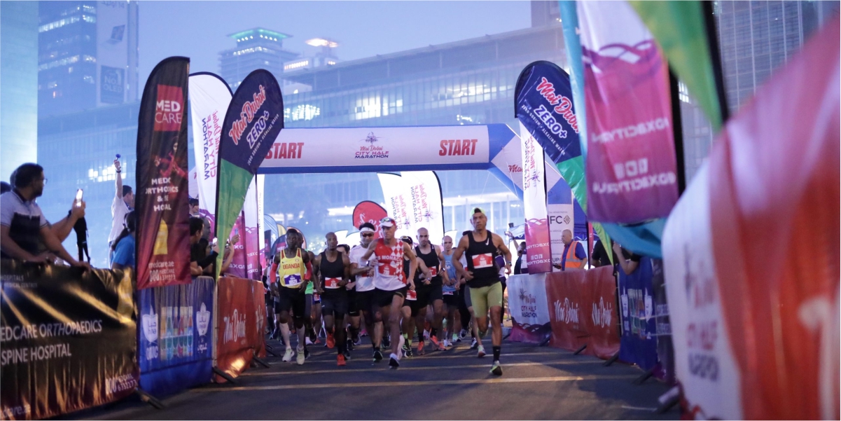 mai dubai city half marathon event from instadubaivisa