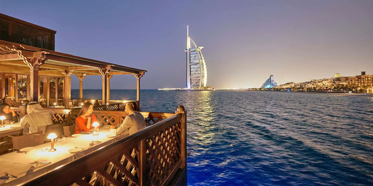 pierchic restaurant in dubai from instadubaivisa