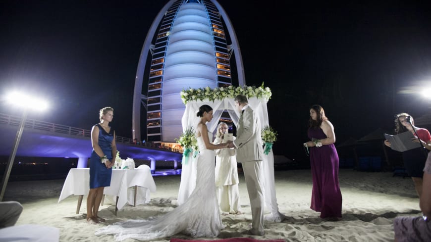 Non-muslim wedding in Dubai