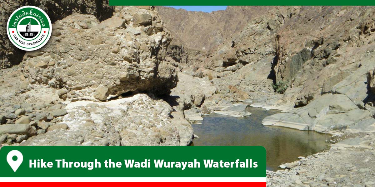 hike through the wadi wurayah waterfalls from instadubaivisa