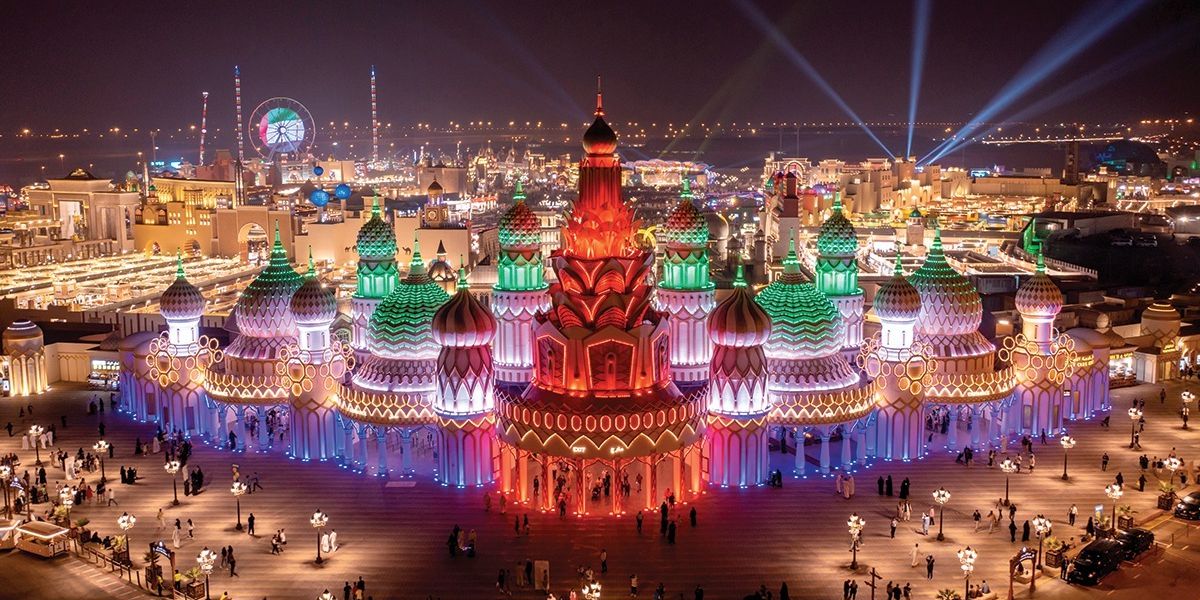 explore global village in dubai at new year time