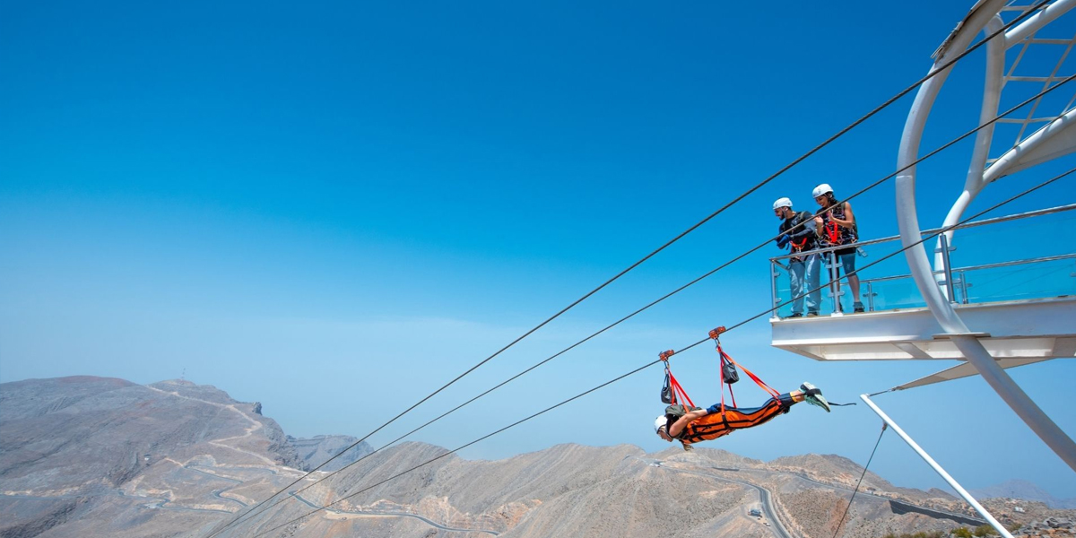 ziplining best adventure activities in uae instadubaivisa