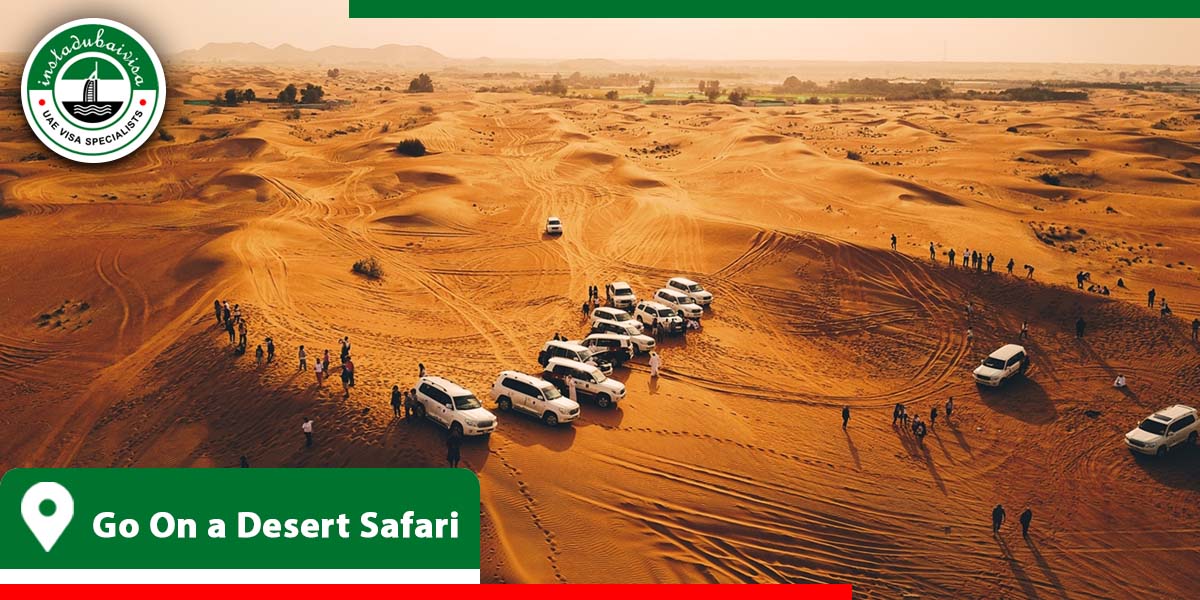 go on a desert safari from instadubaivisa