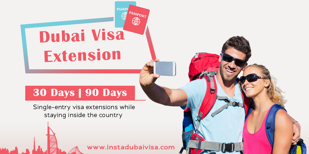 90 days visit visa extension in dubai